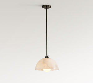 Windham Alabaster Dome Pendant (12")