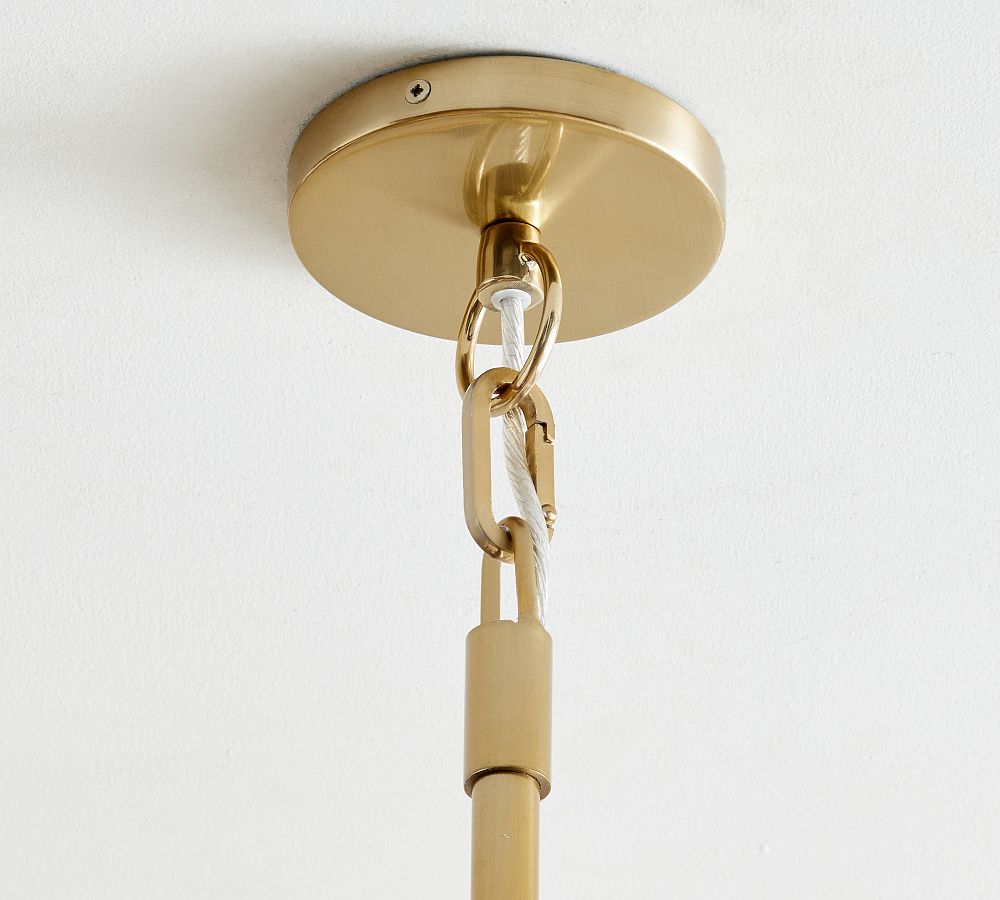 Windham Alabaster Tile Round Chandelier (30"-42")