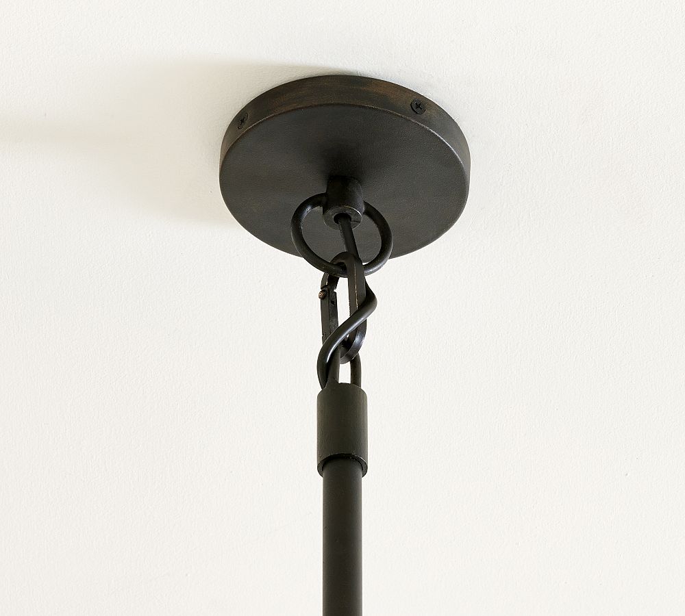 Windham Recycled Glass Tile Round Chandelier (42")